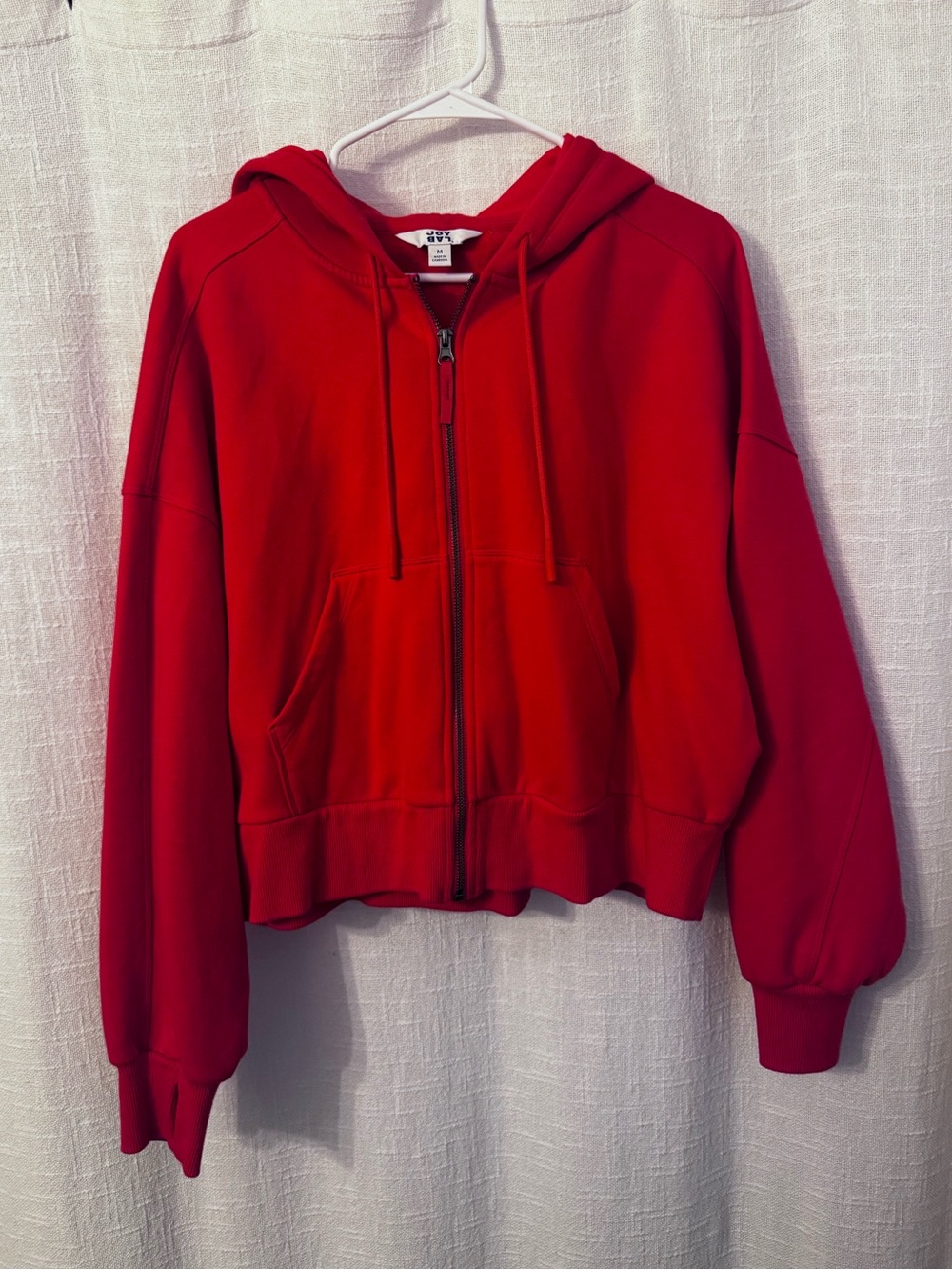 JoyLab Bright Red Zip Hoodie